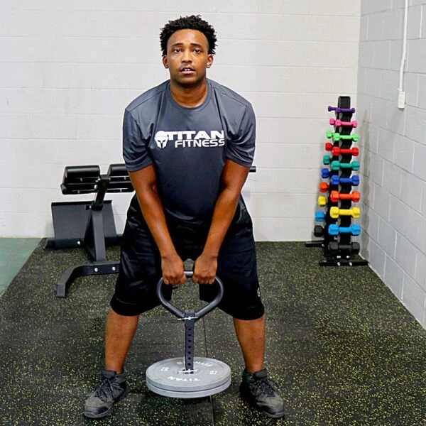 Titan Fitness Plate Loadable Kettlebell 7 Titan Fitness Plate Loadable Kettlebell - Image 5