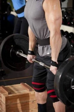 Harbinger Red Line Knee Wraps -Quality Fitness Equipment Store 9a1756fd0c741126d7bbd4b692ccbd91 5d0a75256f04b 600x900 1