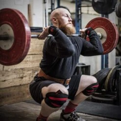 Harbinger Red Line Knee Wraps -Quality Fitness Equipment Store 9a1756fd0c741126d7bbd4b692ccbd91 5d0a75257b733 600x600 1