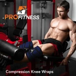 ProFitness Knee Wraps -Quality Fitness Equipment Store a424ed4bd3a7d6aea720b86d4a360f75 5d0a752632abc 600x600 1